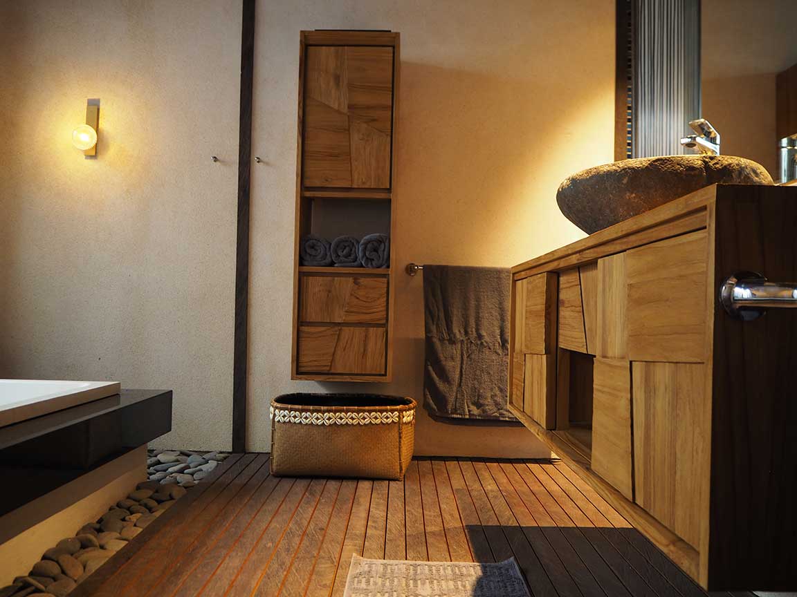 Villa bedroom at Pronoia, Jimbaran