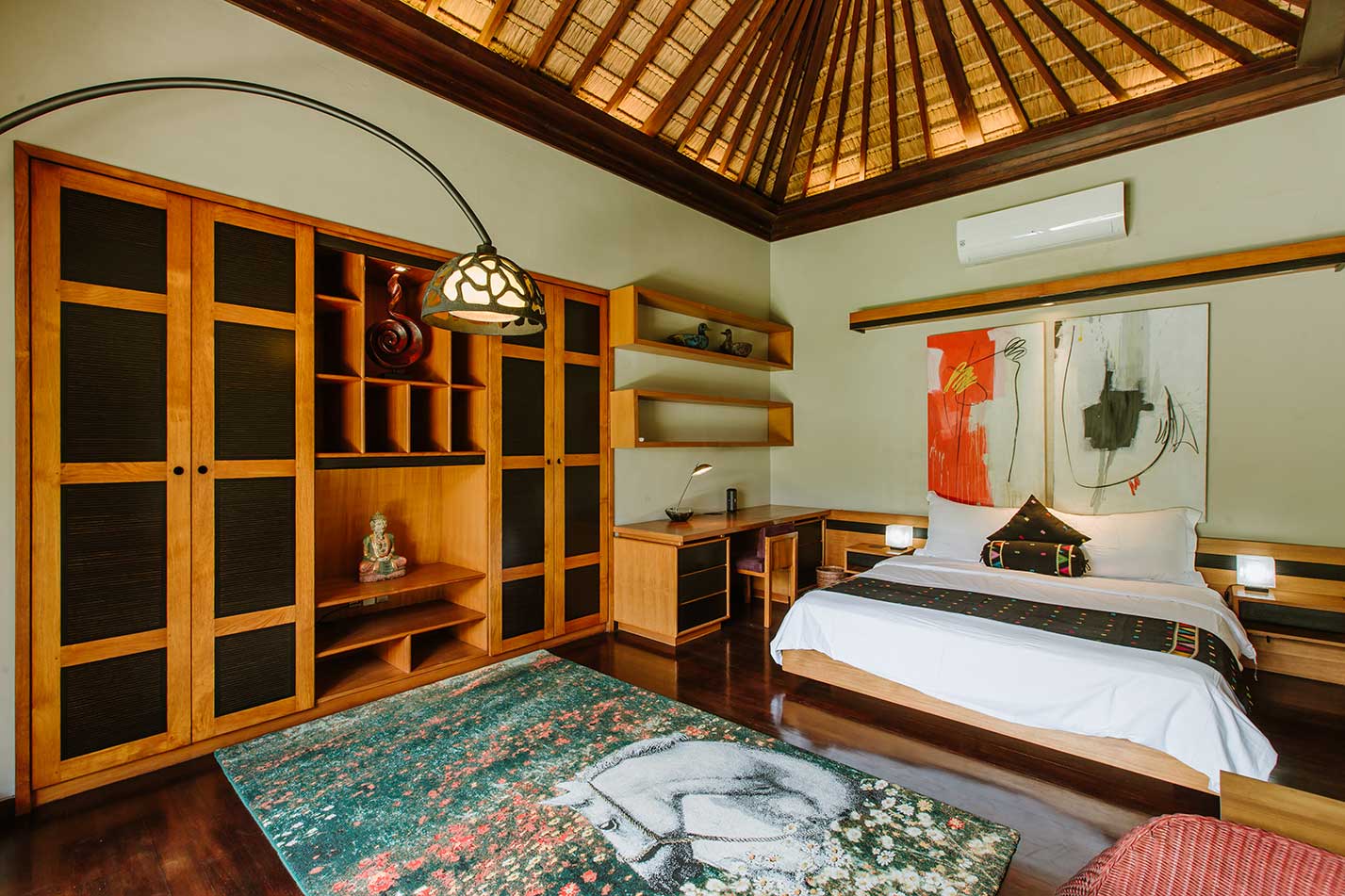 Villa bedroom at Pronoia, Jimbaran