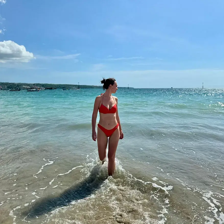Beach activity during the Fitness & Yoga Retreat