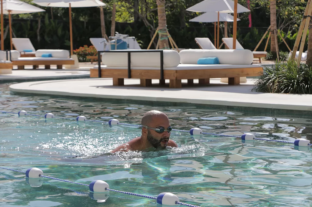 Pronoia wellness retreat, fitness retreat bali, balo swimming pool